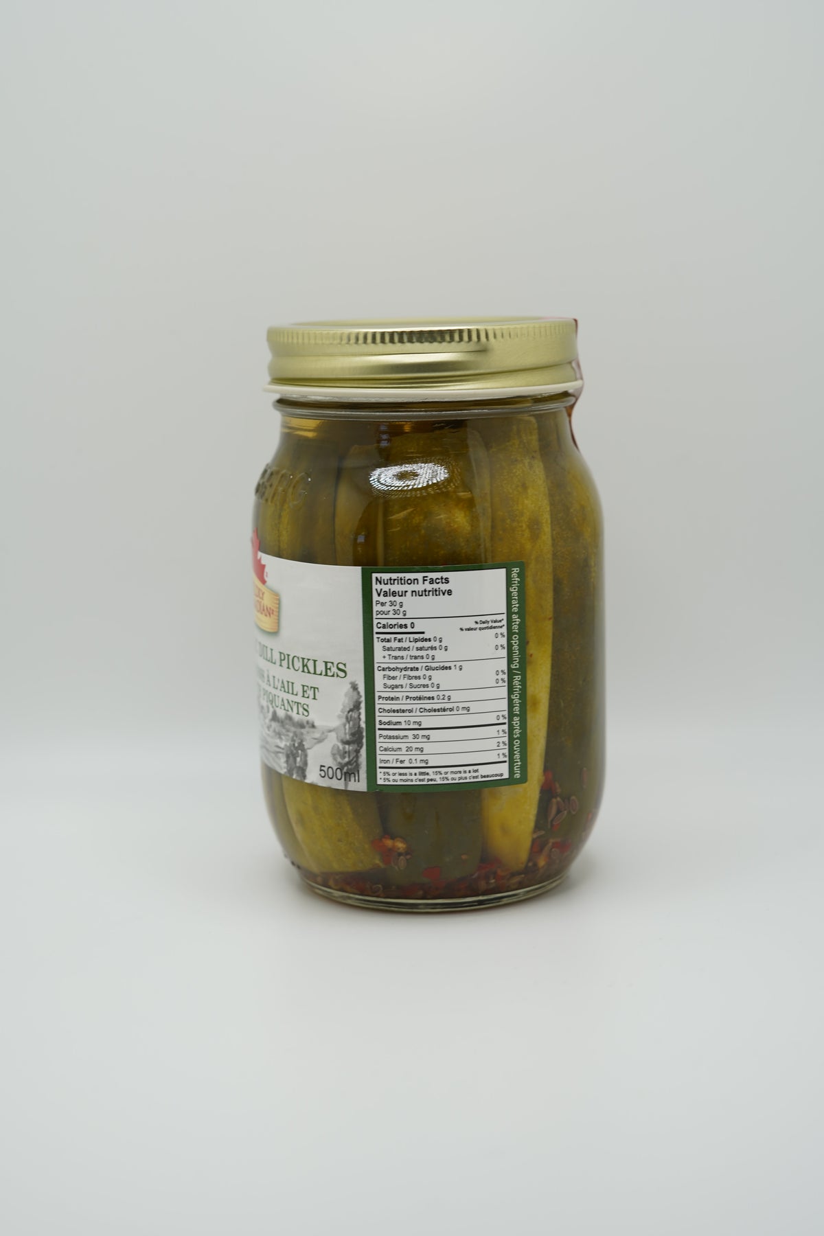 Hot Garlic Dill Pickles