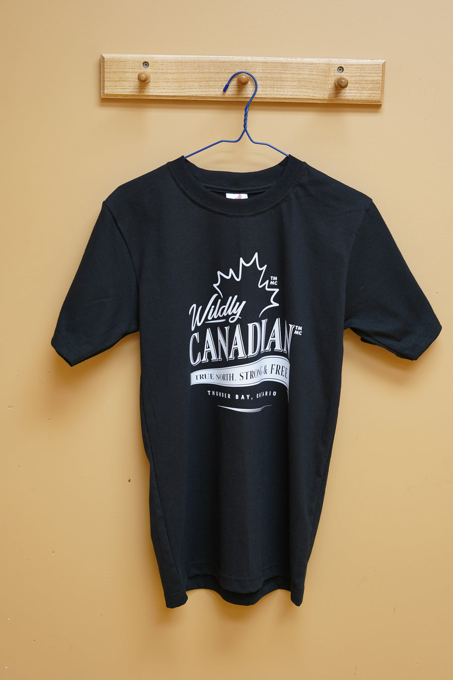 Black Tshirt - True North, Strong & Free