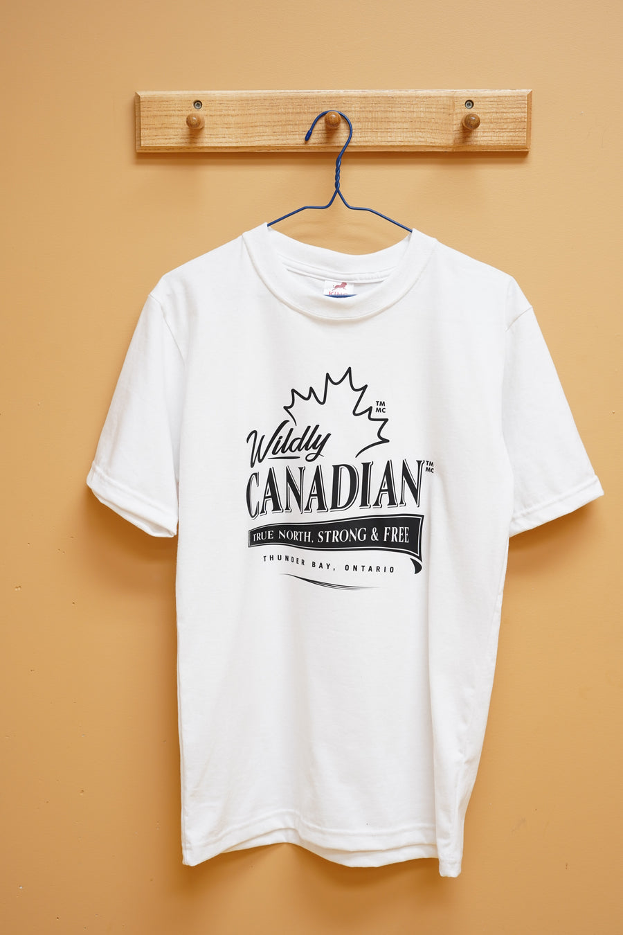 White Tshirt - True North, Strong & Free