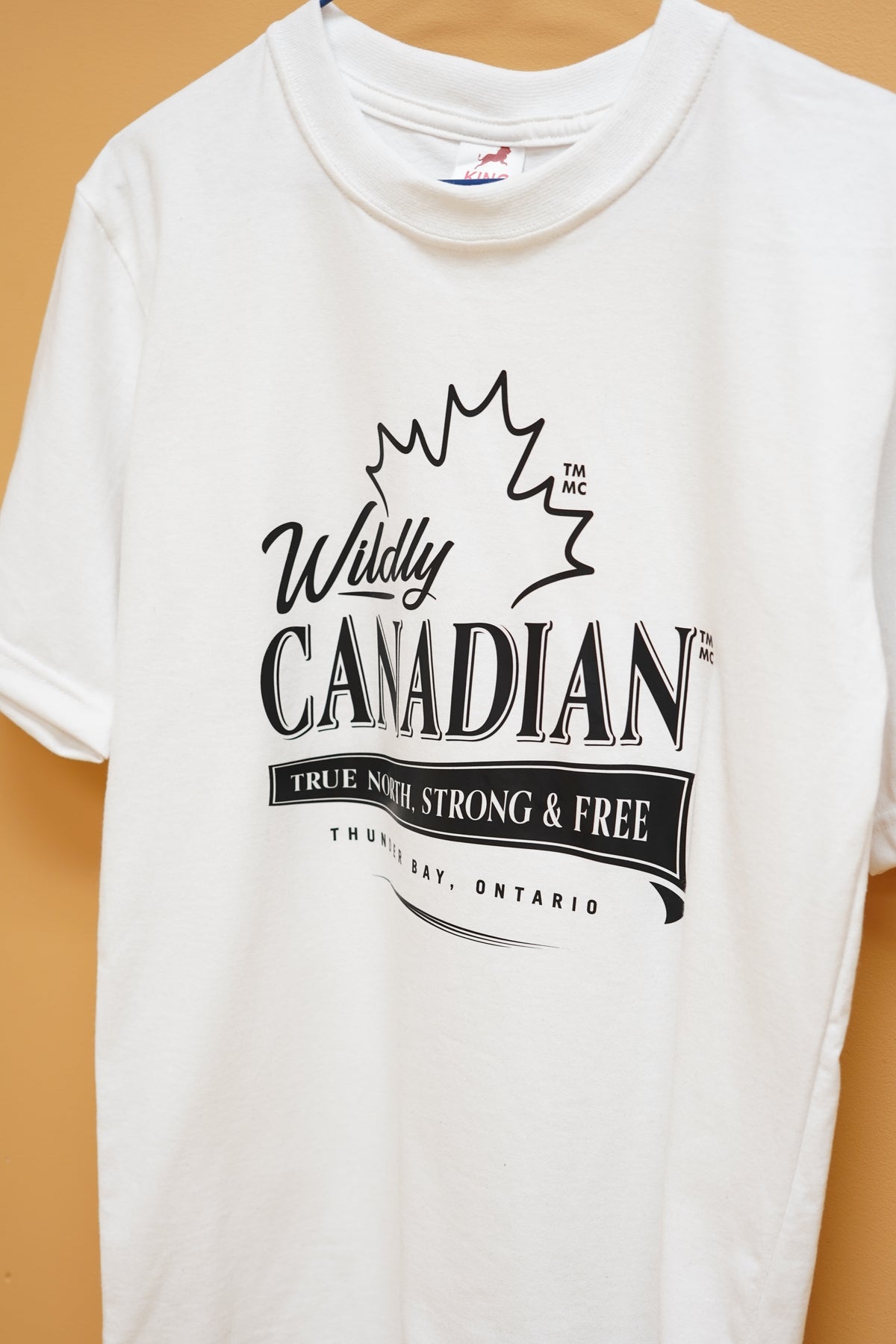 White Tshirt - True North, Strong & Free