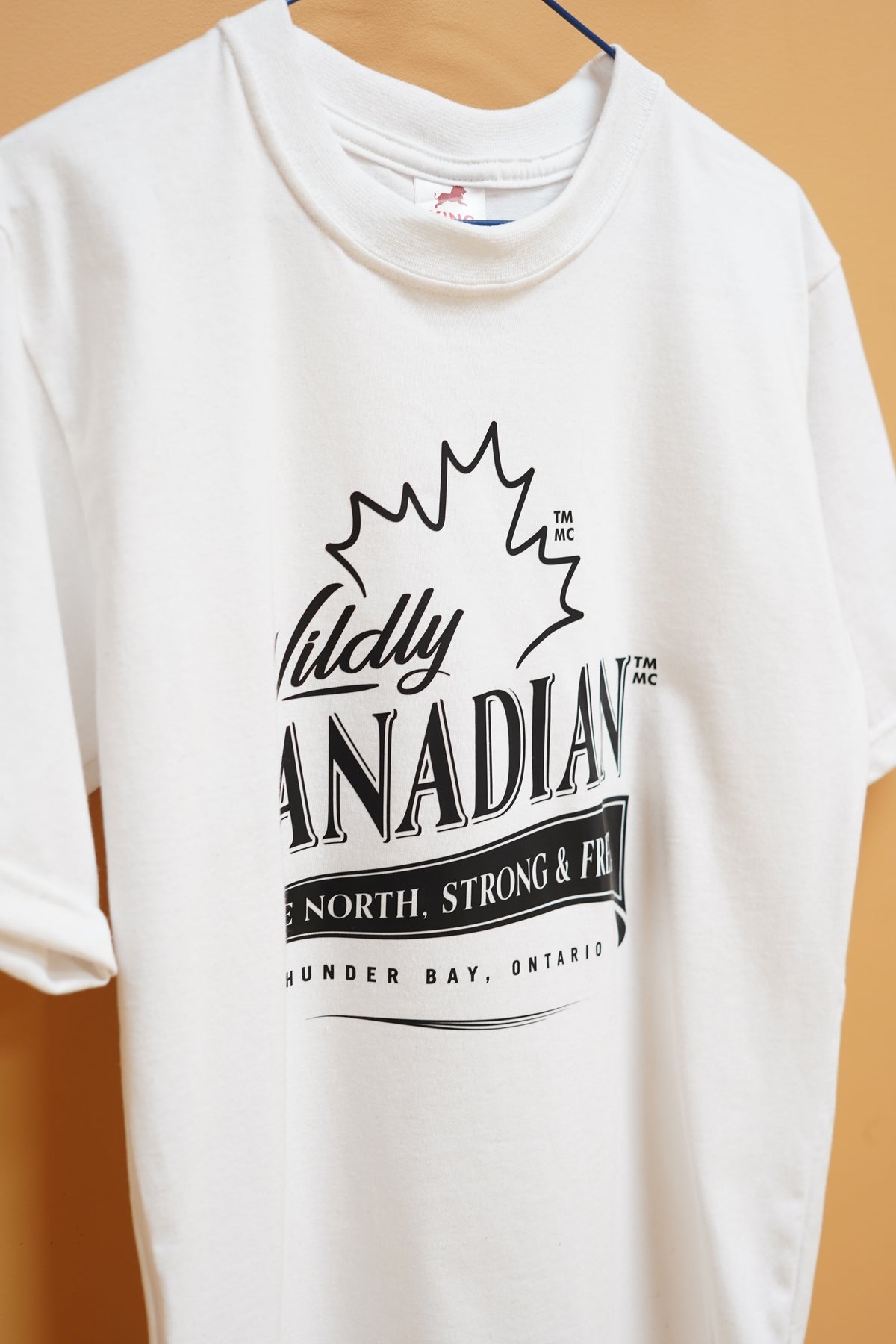 White Tshirt - True North, Strong & Free