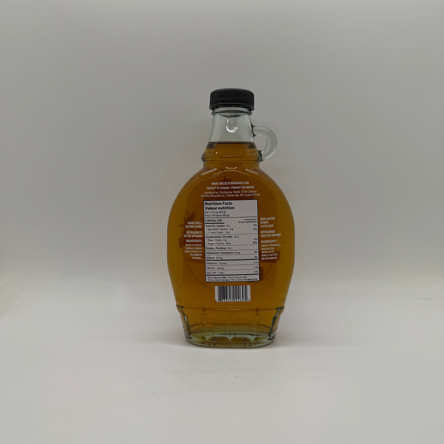 Vanilla Bourbon Infused Maple Syrup