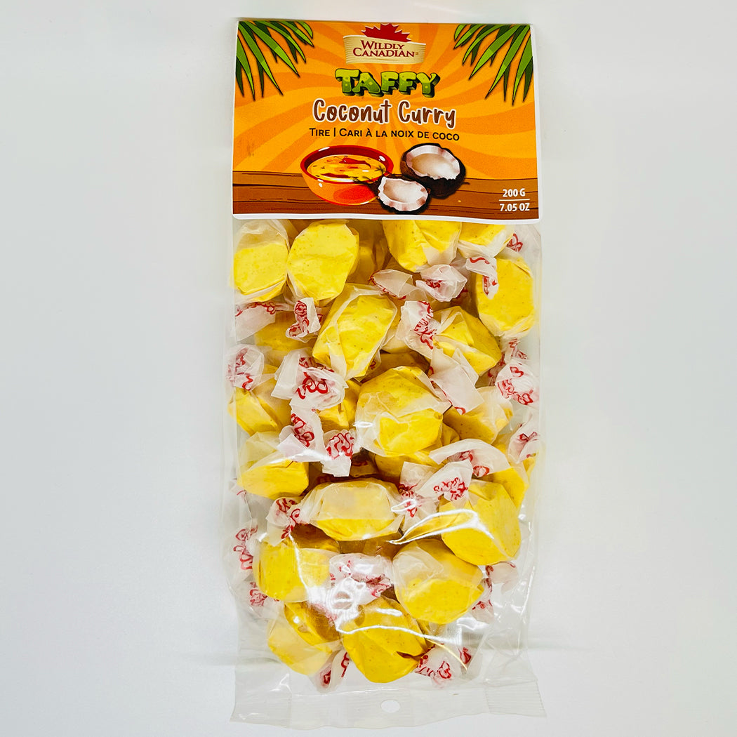 Coconut Curry Taffy