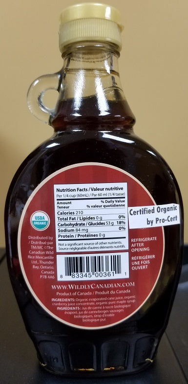 Organic Cranberry Syrup
