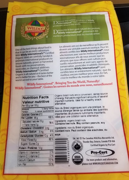 Organic Brazil Nuts