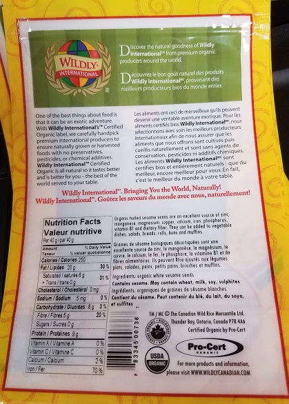 Organic White Sesame Seeds