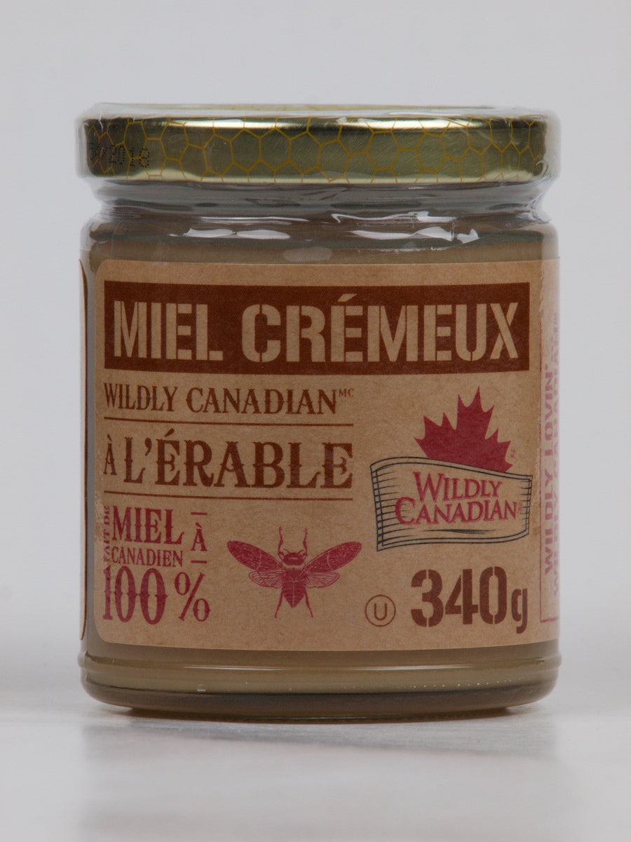 Non-pasteurized Maple Cream Honey
