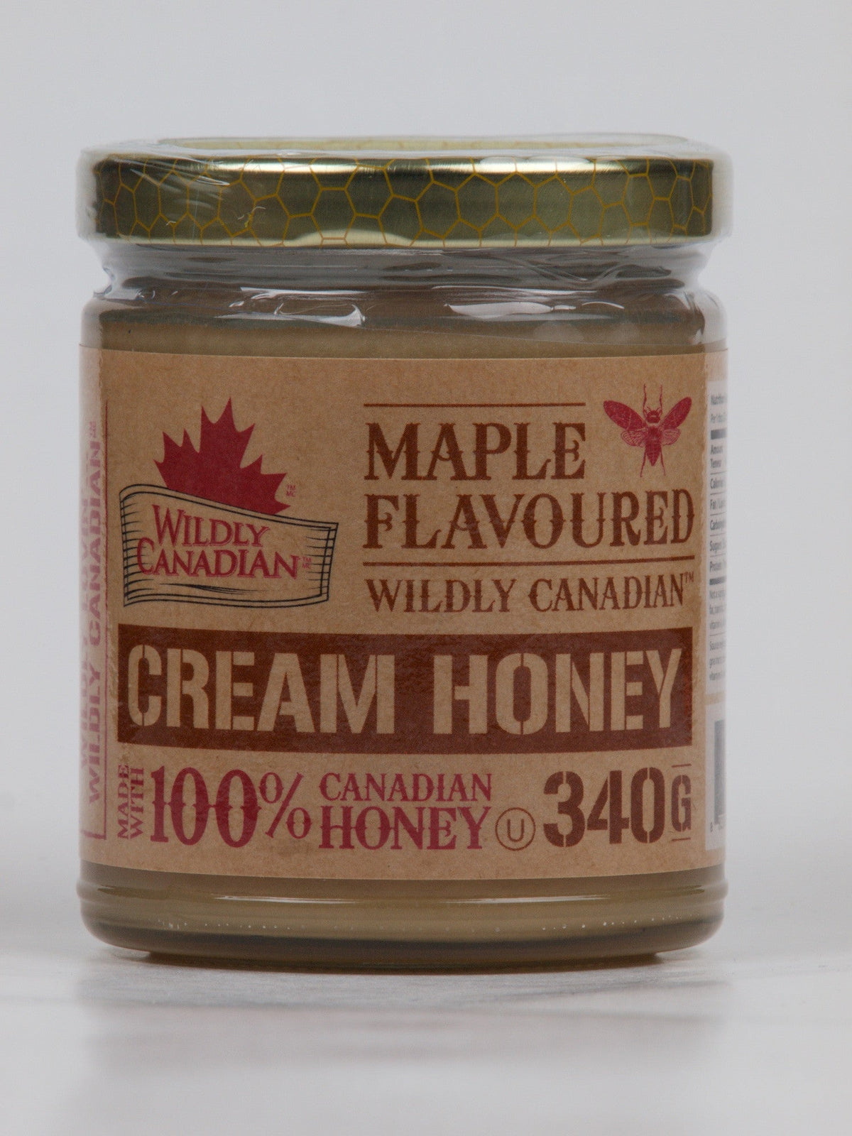 Non-pasteurized Maple Cream Honey