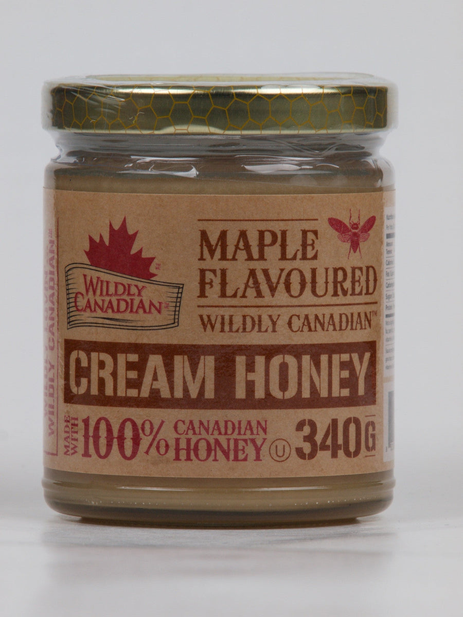 Non-pasteurized Maple Cream Honey