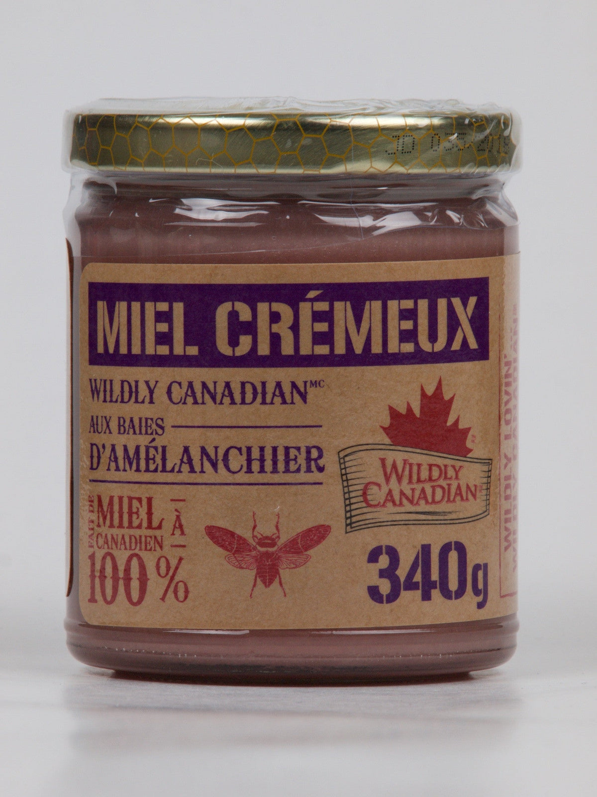 Non-pasteurized Saskatoon Cream Honey