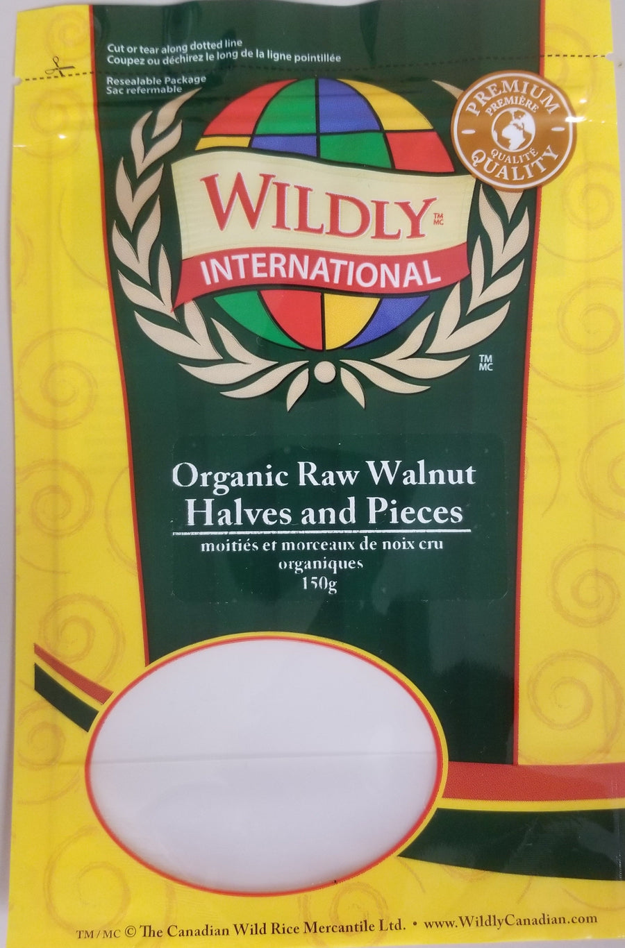 Organic Raw Walnut Halves and Pieces