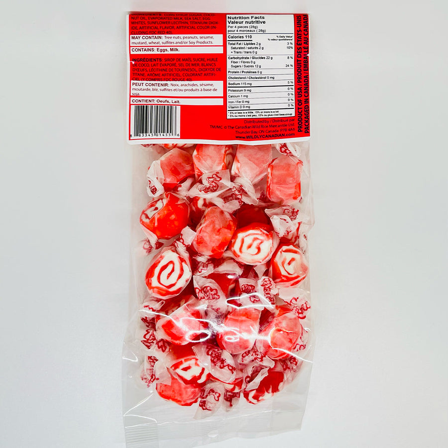 Red Licorice Swirls Taffy